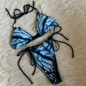Blue Butterfly Bikini